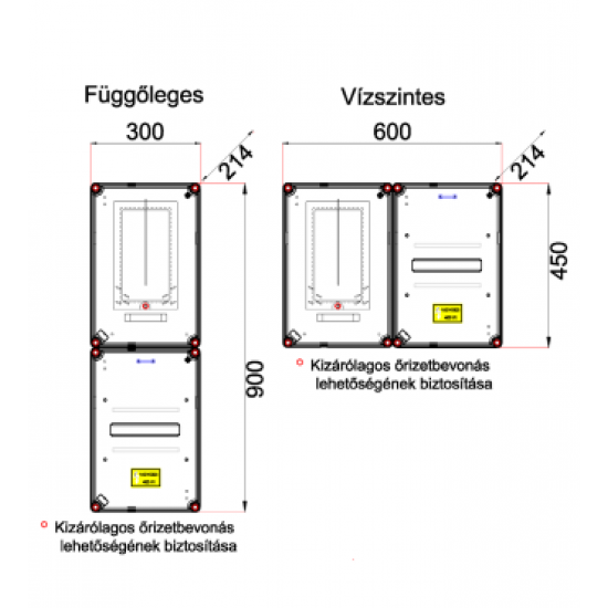 Egy felhasználási helyes indirekt mérés, mérő és vizsgáló sorkapocs modul, függőleges elrendezéssel, felületre szerelt kivitelben